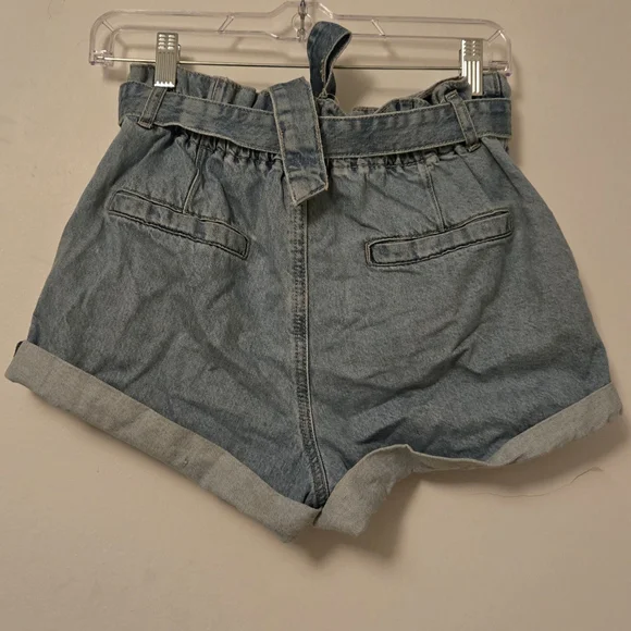 Garage Light Blue Jean Shorts - Picture 2 of 3
